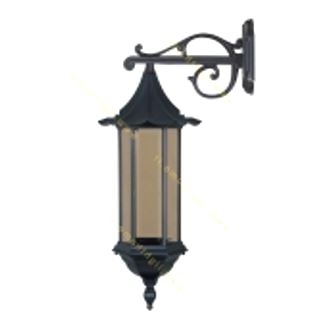 تصویر چراغ دیواری حیاطی E27 بیتانور شش ضلعی چتری بلند CHB-5607