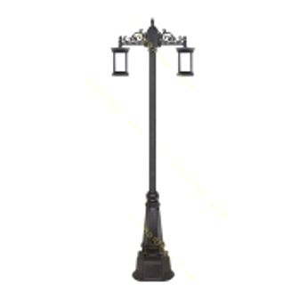 تصویر چراغ پارکی دو شاخه 2xE27 بیتانور درتا 4825