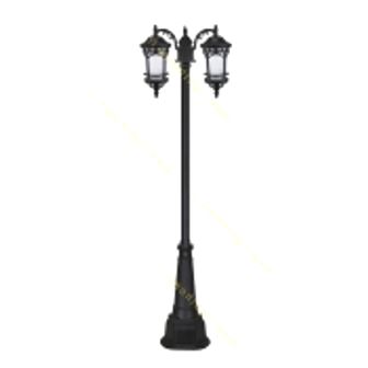 تصویر چراغ پارکی دو شاخه E27 بیتانور فانوس 6821