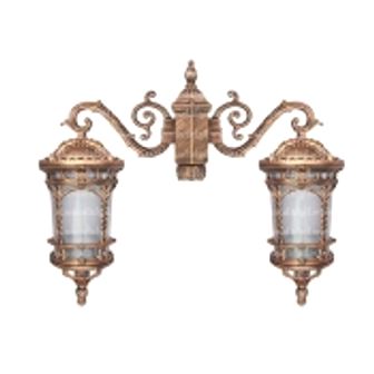 تصویر سرشعله چراغ پارکی دو شاخه بیتانور فانوس Bi-6822D