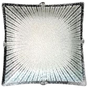 چراغ سقفی خورشید - شیشه ای - مربعی
