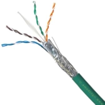 تصویر کابل شبکه CAT6SFTP سیمیا با روکش LSZH و تست فلوک پرمننت