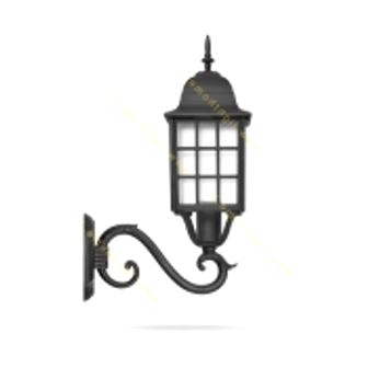 تصویر چراغ دیواری حیاطی E27 شب تاب مشبک SH-104190310