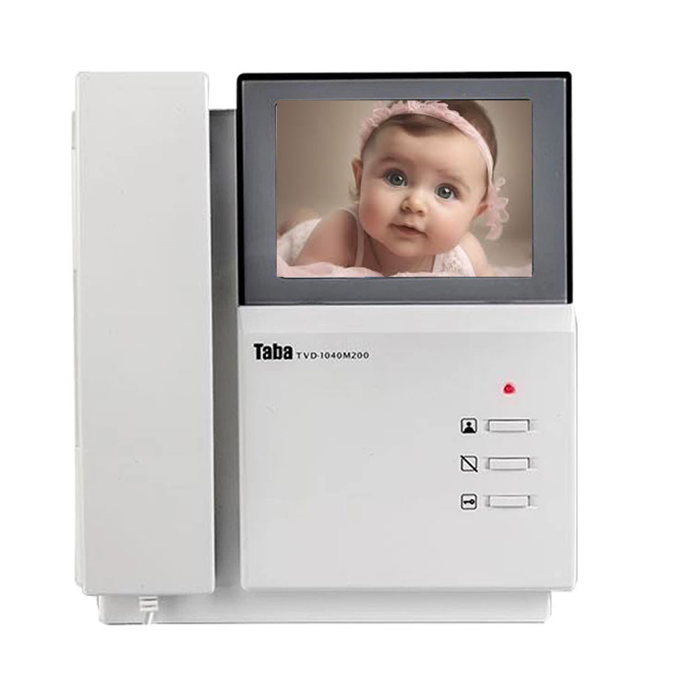 تصویر مانیتور آیفون تصویری 4.3 اینچ حافظه دار تابا مدل TVD-10-40M