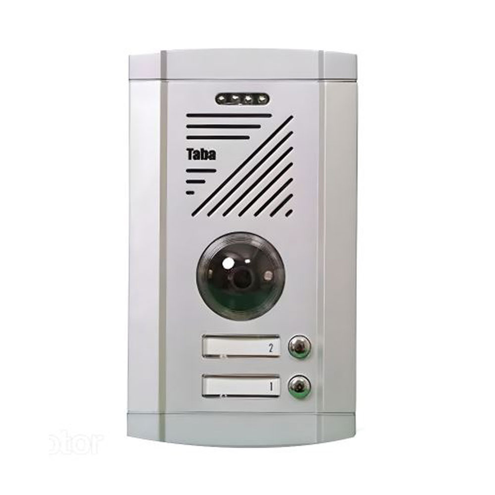 تصویر پنل آیفون تصویری 2 واحدی تابا مدل ثمین TVP-1820