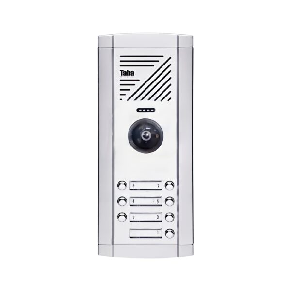 تصویر پنل آیفون تصویری 7 واحدی تابا مدل ثمین TVP-1820