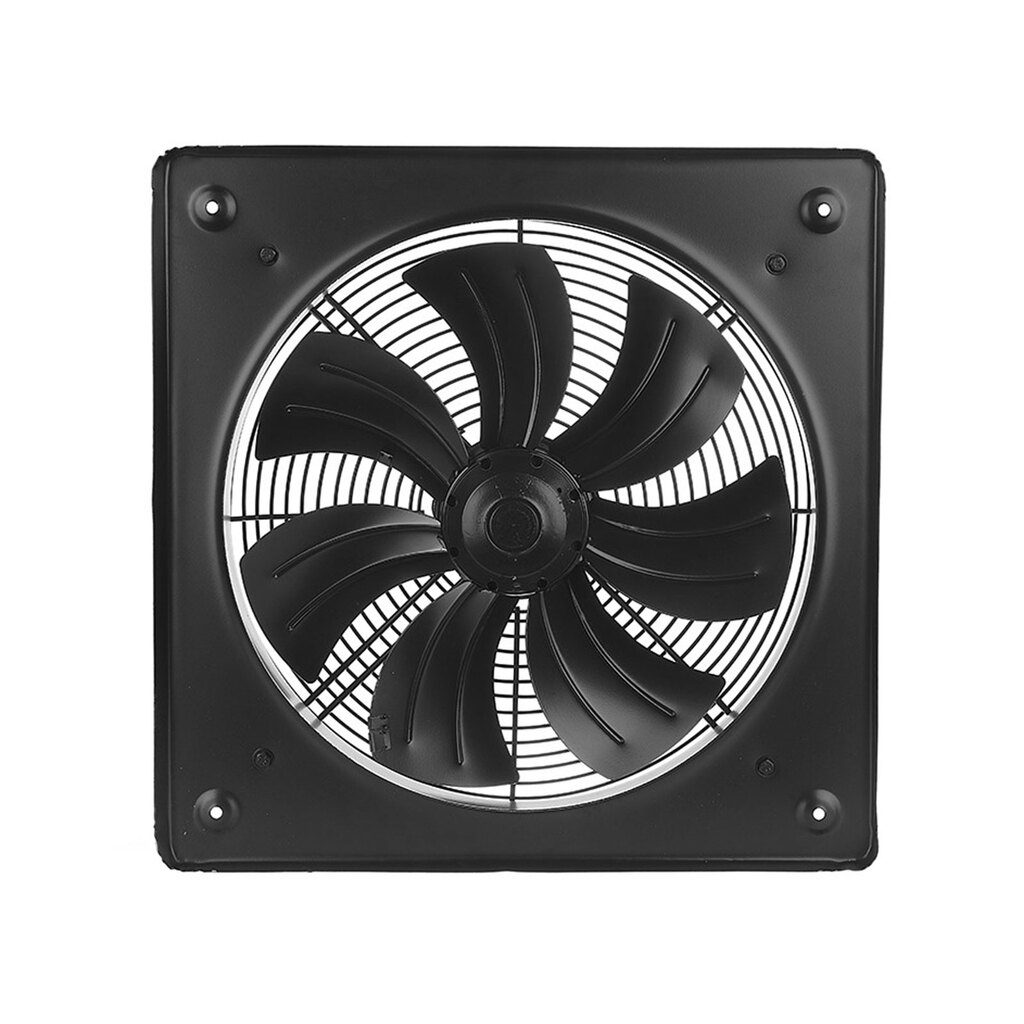 تصویر هواکش ایلکای نمره 35 تک فاز هفت پر فلزی دمنده مدل دمنده با قاب کد VIK-35A6S