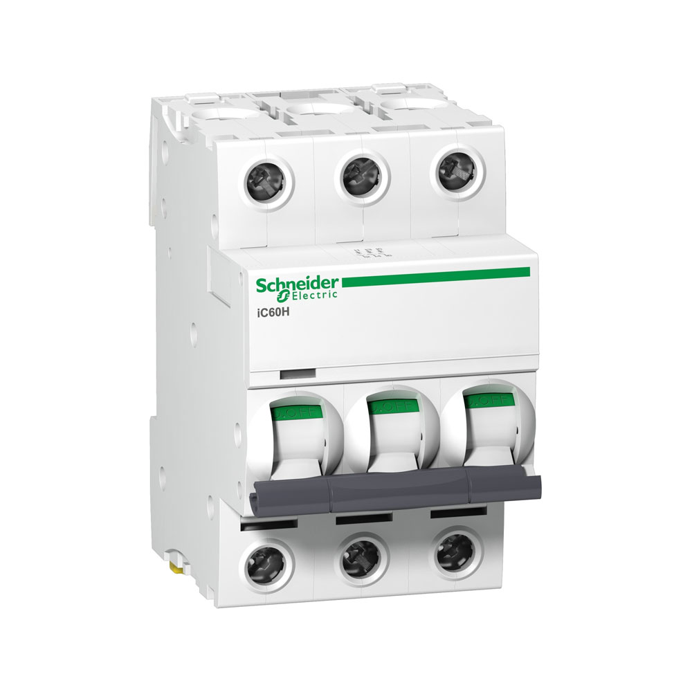 تصویر کلید مینیاتوری سه پل 10 آمپر اشنایدر مدل B10A-6K-3P