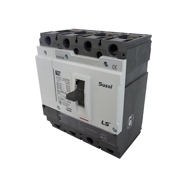 کلید اتوماتیک قابل تنظیم 200 آمپر چهار پل ال اس مدل سوسل TS250N-ATU-200-4P