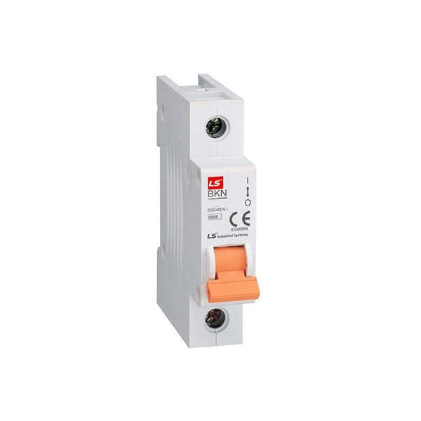 کلید مینیاتوری یک پل 32 آمپر ال اس مدل BKN-B32-6K-1P