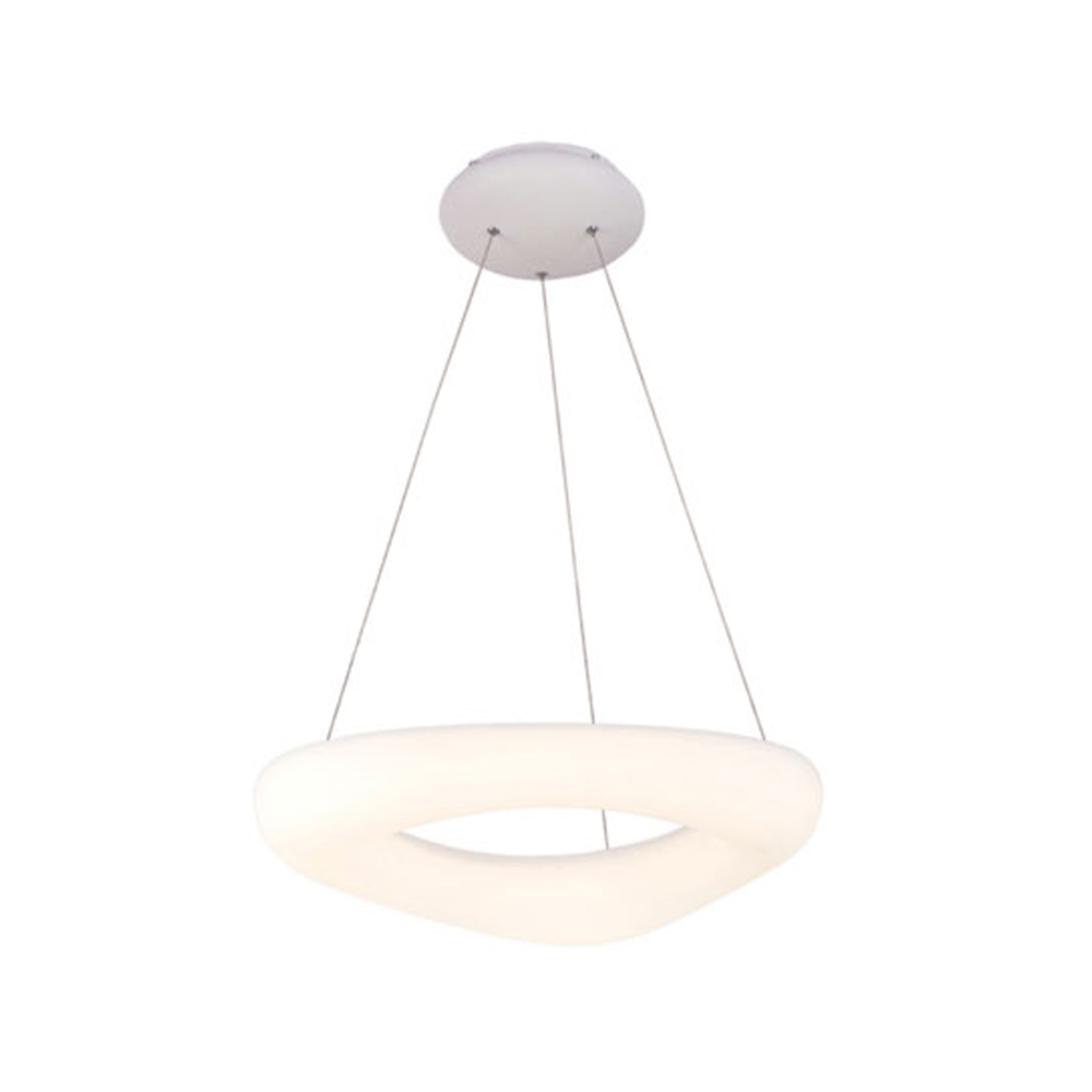 تصویر چراغ آویز دونات مثلثی ستاره شمال مدل TS19