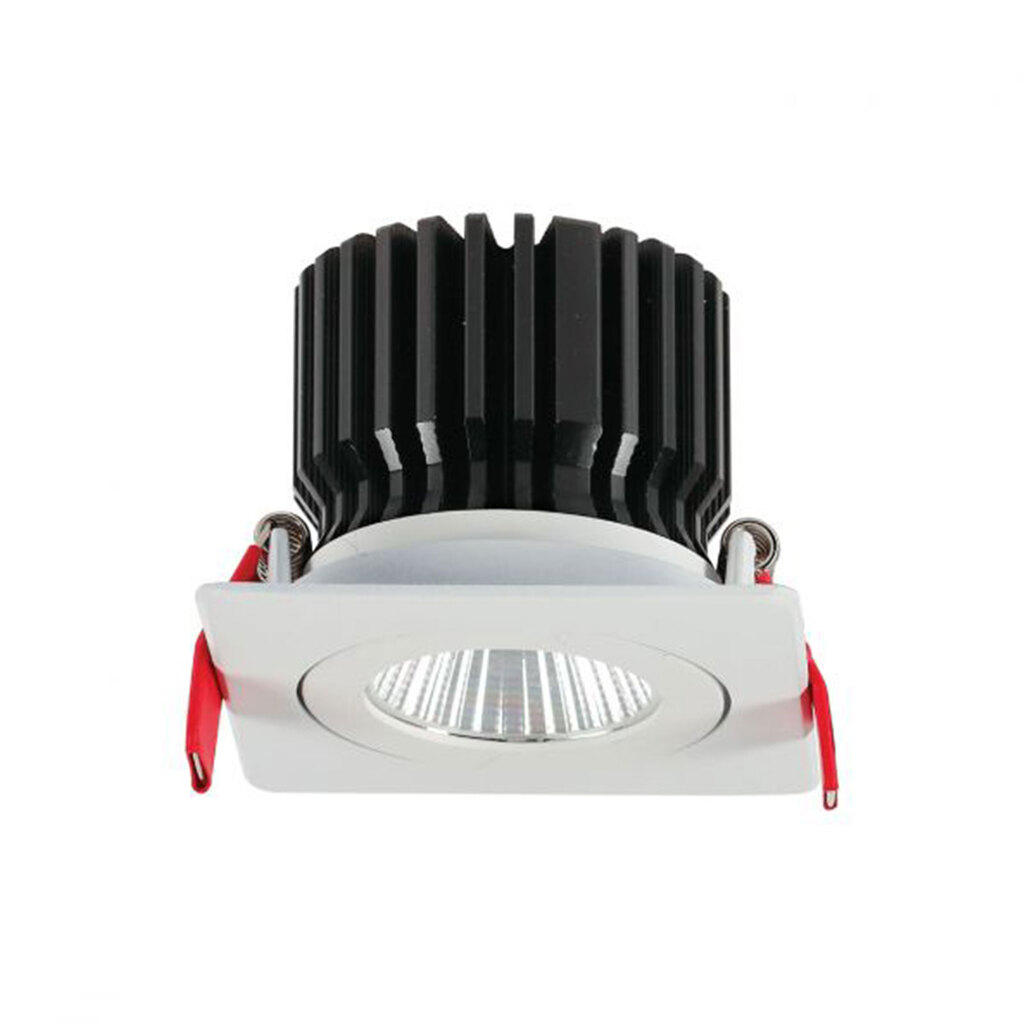 تصویر چراغ COB مربعی توکار 12 وات شعاع مدل SH-553F