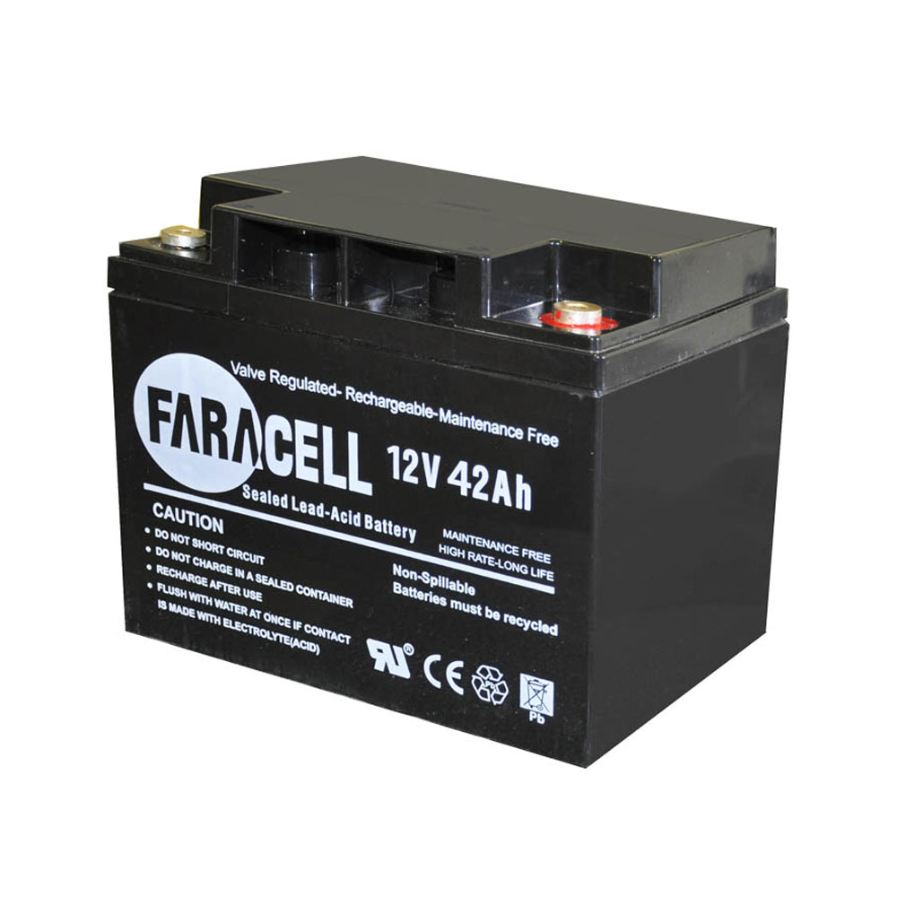 تصویر باتری 42 آمپرساعت فاراتل سری Faracell مدل 12V42Ah
