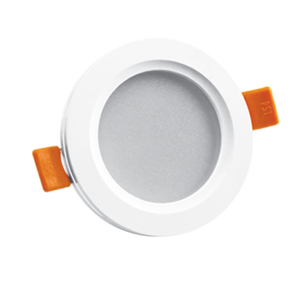 تصویر چراغ سقفی گرد توکار 7 وات LED مدل آرامیس پارس شعاع توس برش 7