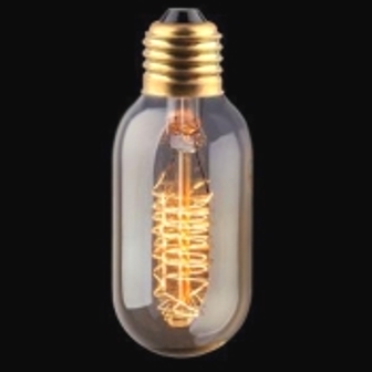 تصویر لامپ ادیسونی تنگستنی 40 وات SMALL TUBE با رشته پیچی