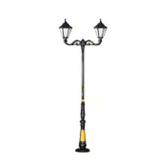 تصویر پایه چراغ پارکی دو شعله سوتارا افسانه لایت ST-515112