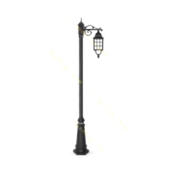 تصویر چراغ تک شاخه حیاطی E27 شب تاب مشبک SH-104111120