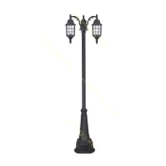 تصویر چراغ پارکی دو شاخه E27 بیتانور مشبک 5121