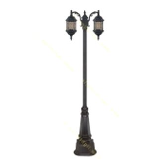تصویر چراغ پارکی بیتانور دو شاخه E27 شش ضلعی PD5621