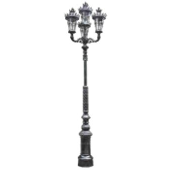 سرشعله چراغ پارکی چهار شاخه مانک پایا ARJANG-XLM259P3C4