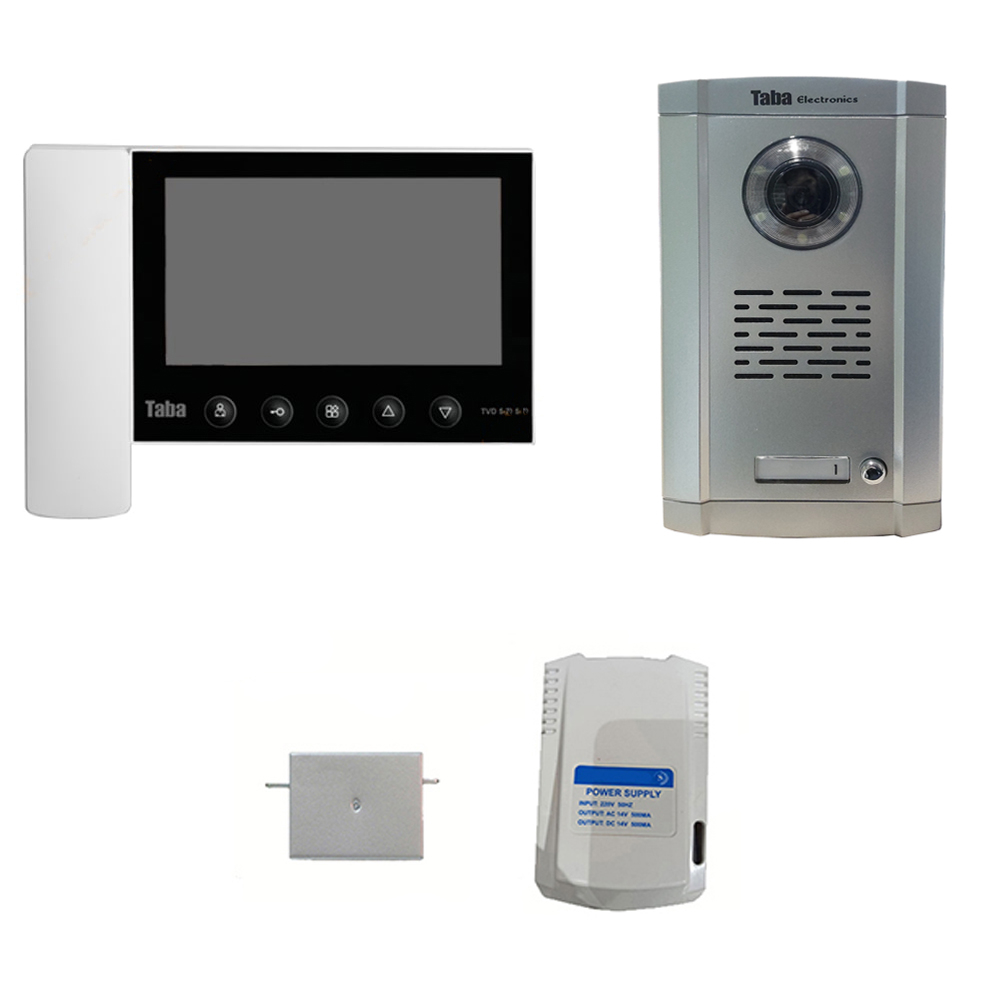 تصویر آیفون تصویری تابا مدل 5-70V1N مجموعه 4 عددی