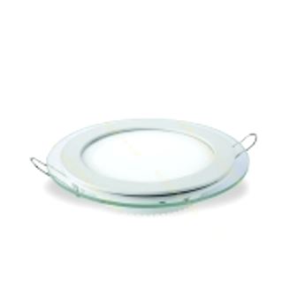 تصویر پنل SMD ایندوکوپ 16 وات گرد شیشه ای توکار
