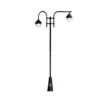 تصویر پایه چراغ پارکی دو طرفه سوتارا نگارین ST-534001