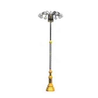 پایه چراغ خیابانی 9.5 متری با حباب کریستال اطلس سوتارا ST-545501