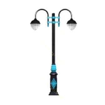 تصویر پایه چراغ پارکی دو طرفه آماندای سوتارا ST-541402