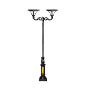 تصویر پایه چراغ پارکی دو شعله سوتارا ماهان لایت ST-521505