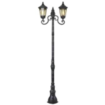 تصویر چراغ پارکی دو شاخه مانک پایا ROMIA-MM244PD2