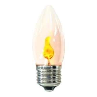 لامپ شمعی 3 وات انگاره C35 شعله سوسوزن 