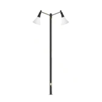 چراغ پارکی دو طرفه E27 روشنا آریانا ARIYANA-4042