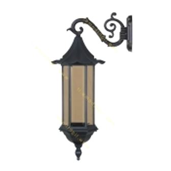 تصویر چراغ دیواری حیاطی E27 بیتانور شش ضلعی چتری بلند CHB-5602