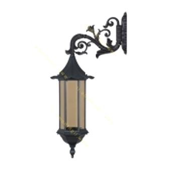 تصویر چراغ دیواری حیاطی E27 بیتانور شش ضلعی چتری بلند CHB-5604