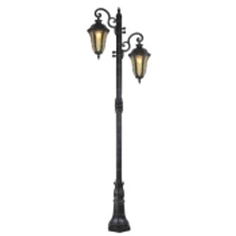 چراغ پارکی دو شعله مانک پایا FLORA-L-M205PG
