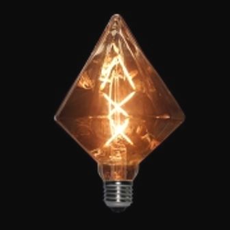 تصویر لامپ LED ادیسونی 6 وات BLG110 DIAMOND حباب خاکستری روشن