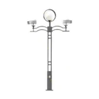 چراغ پارکی E27 روشنا روژان ROZHAN-4630
