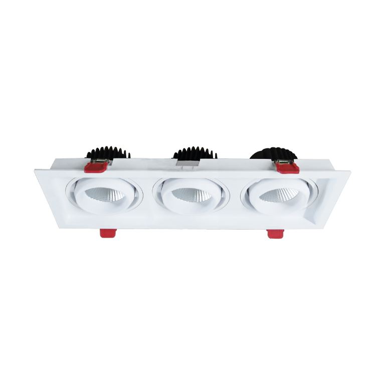 چراغ سقفی توکار SH-6703-3x36W Recessed Down light شعاع الکتریک
