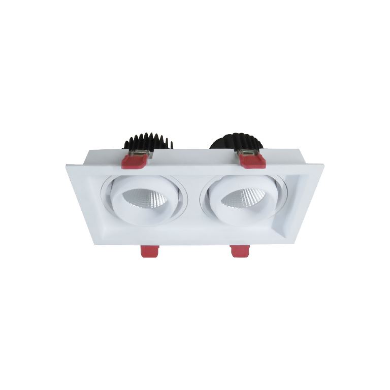 چراغ سقفی توکار SH-6702-2x36W Recessed Down light شعاع الکتریک