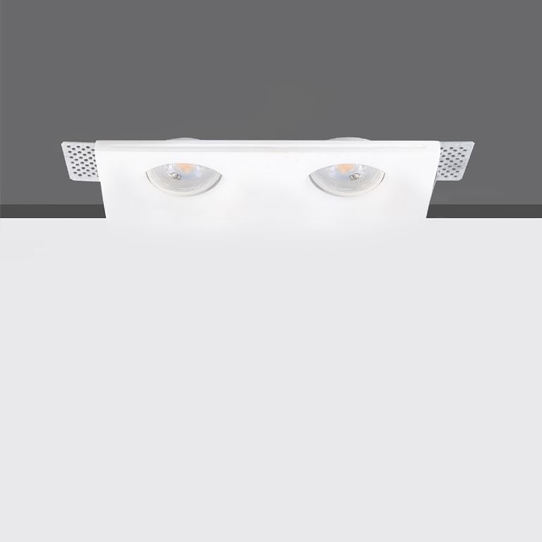 چراغ گچی سقفی توکار SH-4402 Plaster Ceiling Lights شعاع الکتریک