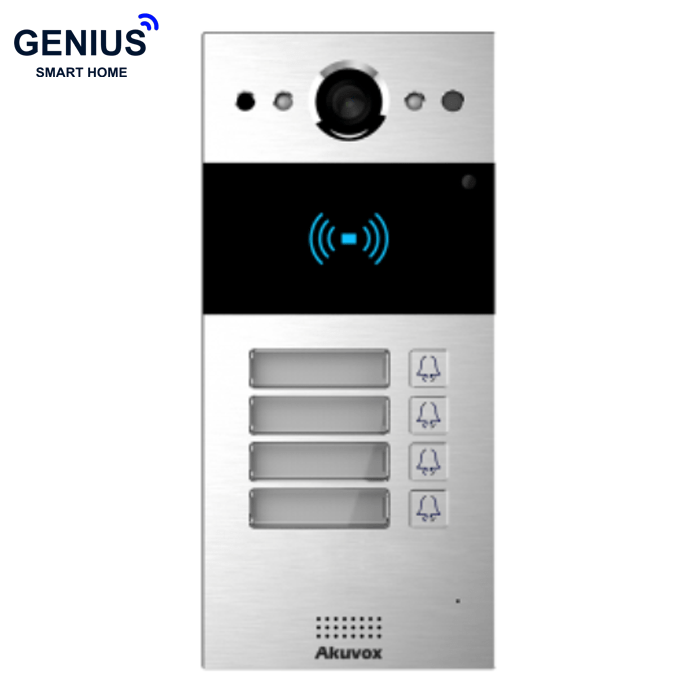 تصویر آیفون تصویری Akuvox مدل R20B-4 in-wall 