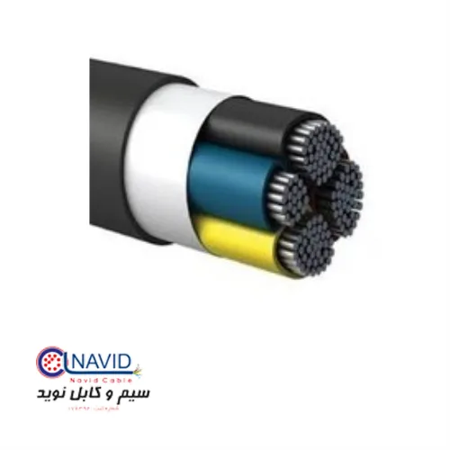 تصویر کابل آلومینیومی زمینی 10*4 -نوید کابل