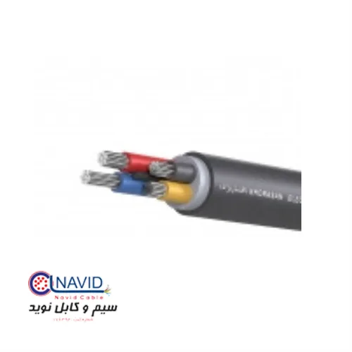 تصویر کابل آلومینیومی زمینی 25*4 نوید کابل