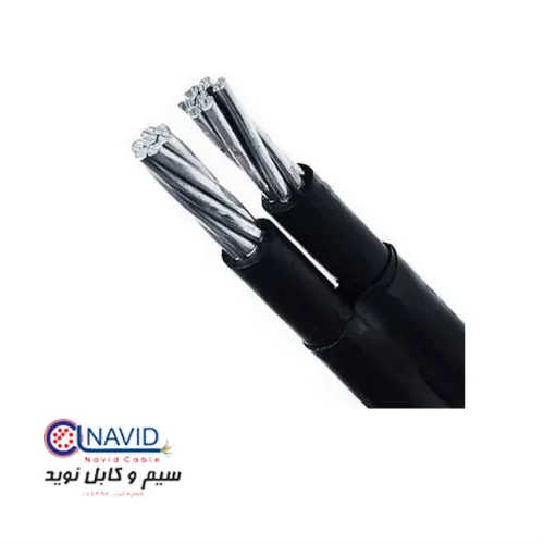تصویر کابل آلومینیومی زمینی 35*2 نوید کابل