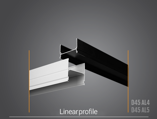لاین نوری پروفیل لاینر D45-AL4 روکار  ۳.۶ متری پارس شعاع توس