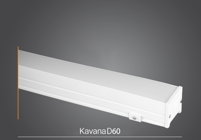 لاین نوری کاوانا ۱۴۰ وات بدنه سفید D60-L1.8 روکار پارس شعاع توس