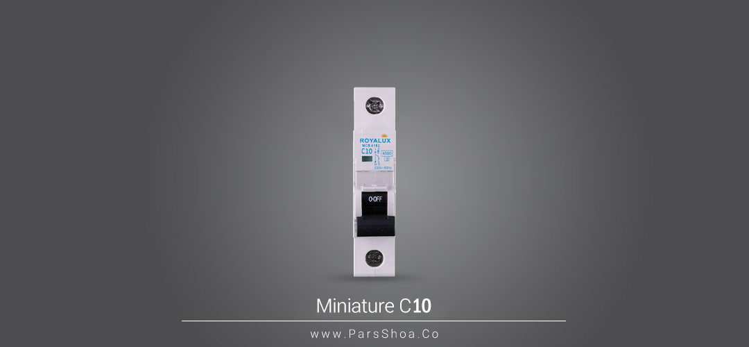 کلیدخودکار مینیاتوری یک پل۴.5ka-c10a پارس شعاع توس