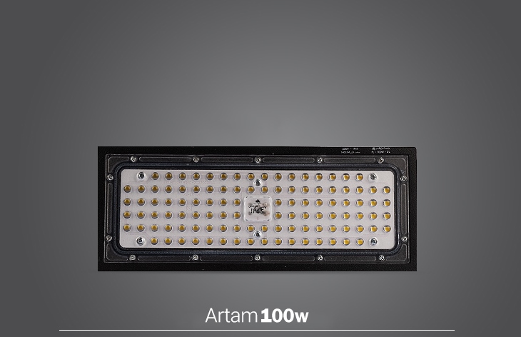 پروژکتورآرتام ۱۰۰ وات smd پارس شعاع توس
