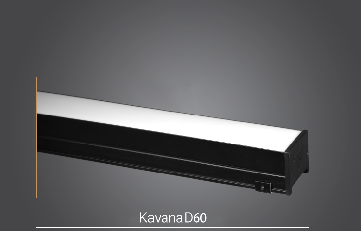 لاین نوری کاوانا ۲۱۰ وات بدنه مشکی D60-L3.6 روکار پارس شعاع توس